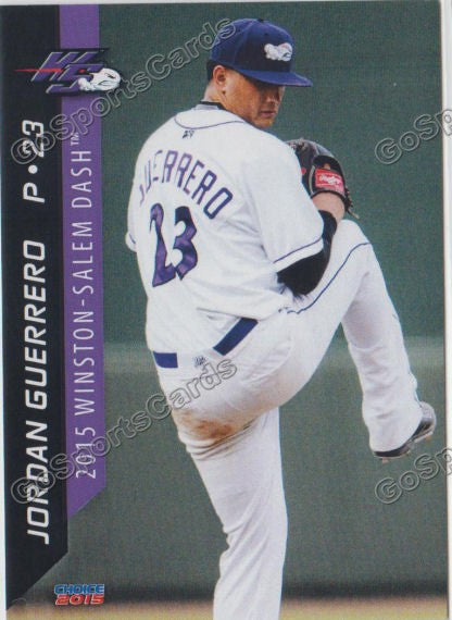 2015 Winston Salem Dash Jordan Guerrero