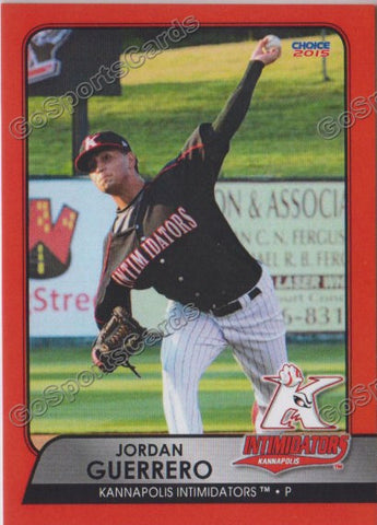 2015 Kannapolis Intimidators Jordan Guerrero