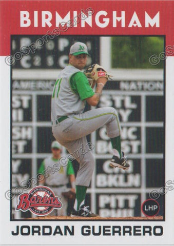 2016 Birmingham Barons Jordan Guerrero
