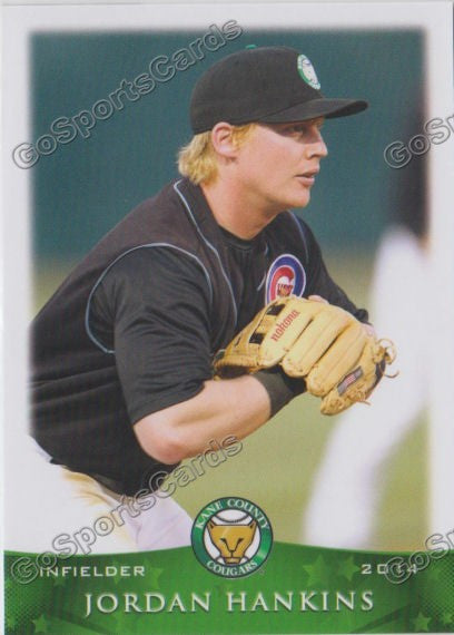 2014 Kane County Cougars Jordan Hankins