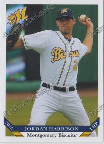 2015 Montgomery Biscuits Jordan Harrison