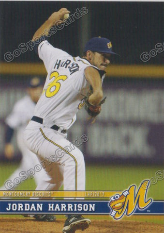 2017 Montgomery Biscuits Jordan Harrison