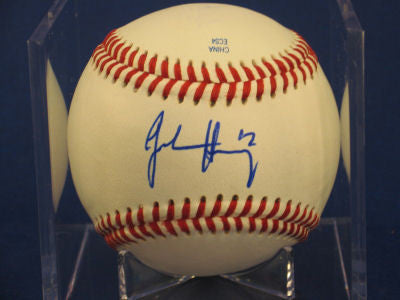 Jordan Henry signed Baseball Auto