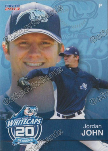 2013 West Michigan Whitecaps Jordan John