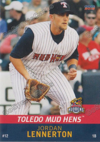 2015 Toledo Mud Hens Jordan Lennerton
