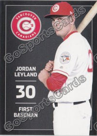 2012 Vancouver Canadians Jordan Leyland