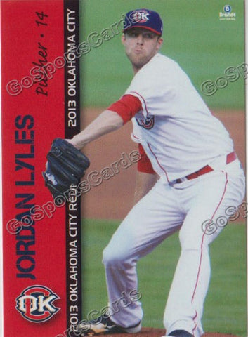 2013 Oklahoma City RedHawks Jordan Lyles
