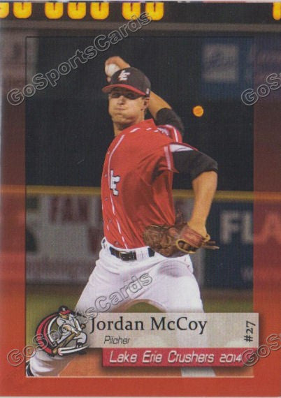 2014 Lake Erie Crushers Jordan McCoy