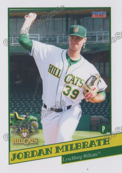 2016 Lynchburg Hillcats Jordan Milbrath
