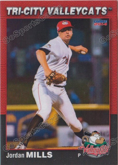 2014 Tri City ValleyCats Jordan Mills