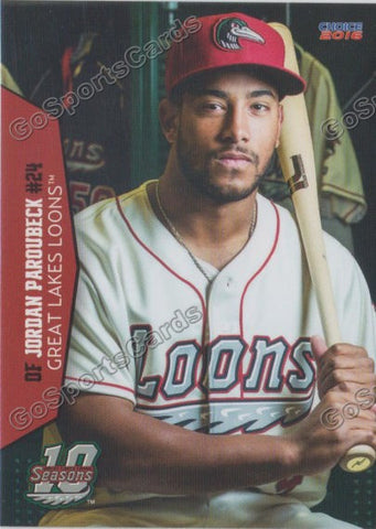 2016 Great Lakes Loons Jordan Paroubeck