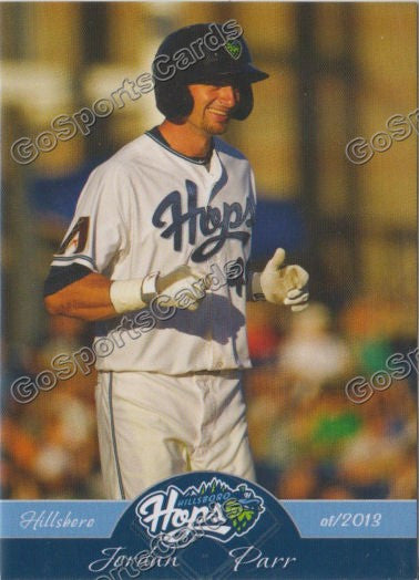 2013 Hillsboro Hops Jordan Parr