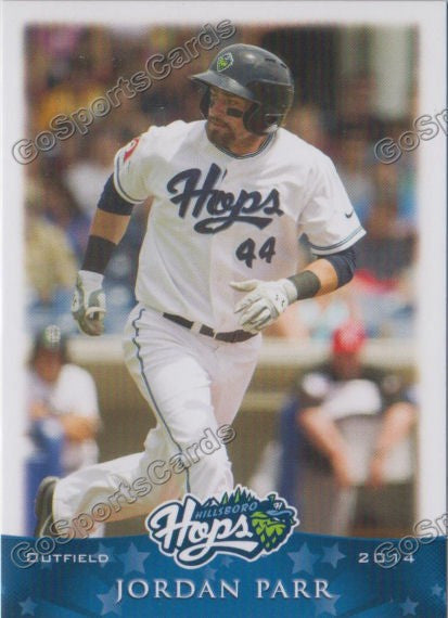 2014 Hillsboro Hops Jordan Parr