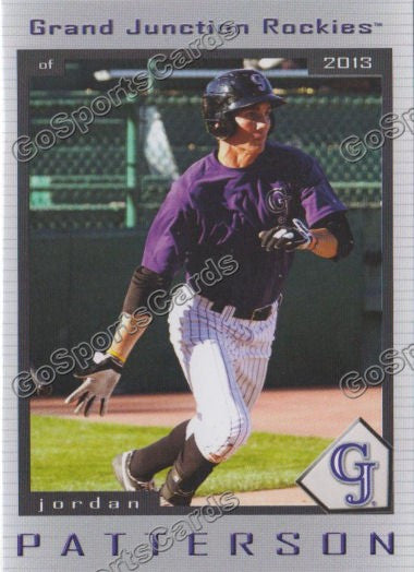 2013 Grand Junction Rockies Jordan Patterson