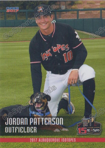 2017 Albuquerque Isotopes Jordan Patterson
