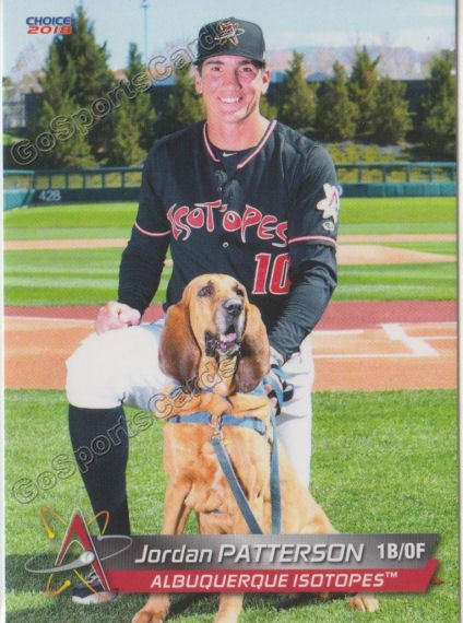 2018 Albuquerque Isotopes Jordan Patterson