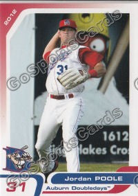 2012 Auburn Doubledays Jordan Poole