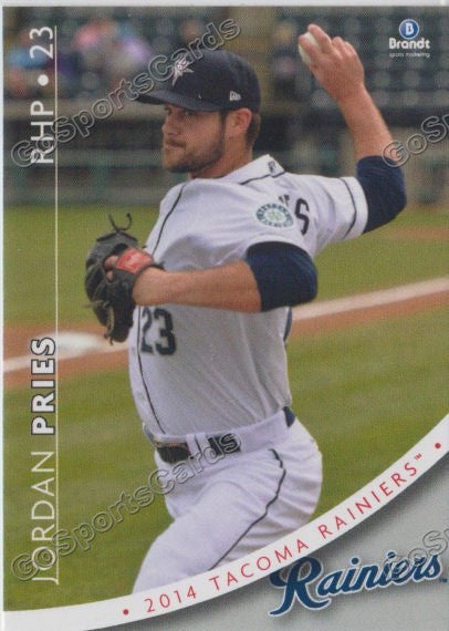 2014 Tacoma Rainiers Jordan Pries