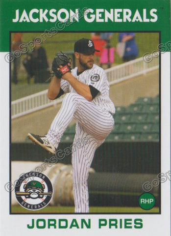2016 Jackson Generals Jordan Pries