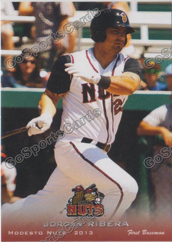 2013 Modesto Nuts Jordan Ribera