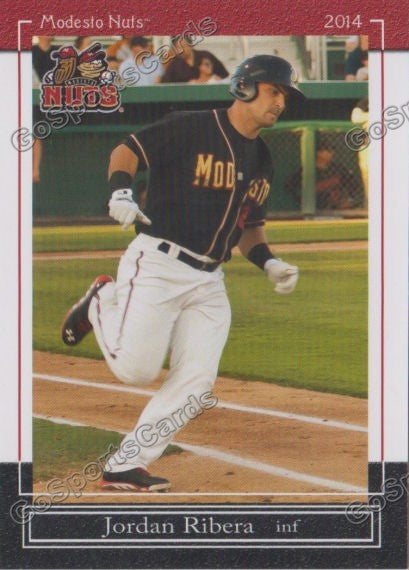 2014 Modesto Nuts Jordan Ribera