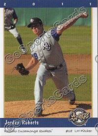 2011 Rancho Cucamonga Quakes Jordan Roberts