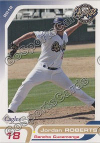 2012 Rancho Cucamonga Quakes Jordan Roberts