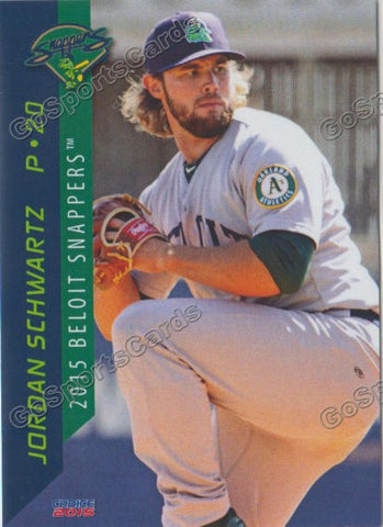 2015 Beloit Snappers Jordan Schwartz
