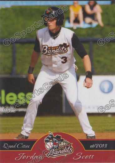 2013 Quad Cities River Bandits Jordan Scott