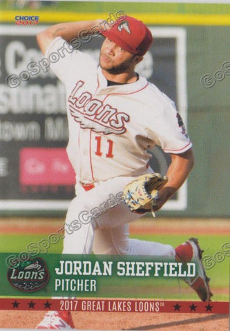 2017 Great Lakes Loons Jordan Sheffield