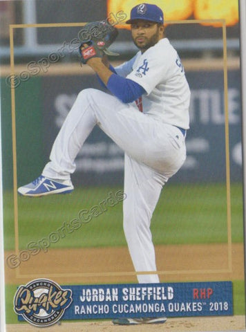 2018 Rancho Cucamonga Quakes Jordan Sheffield