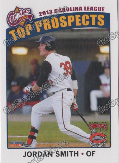 2013 Carolina League Top Prospect Jordan Smith