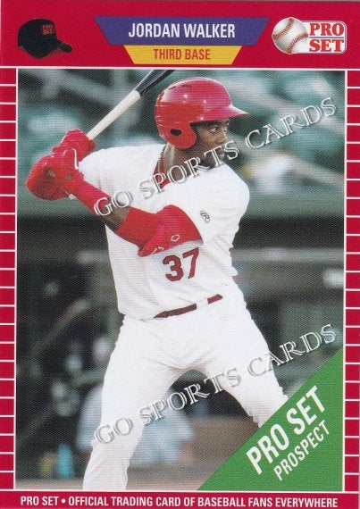 2021 Leaf Pro Set 07 Jordan Walker Red