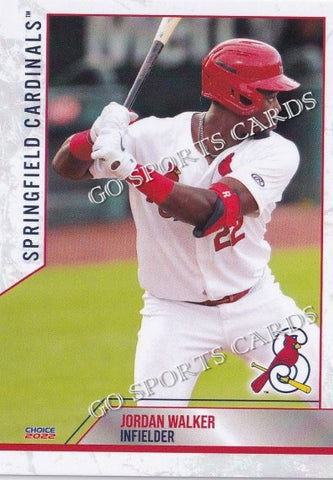 2022 Springfield Cardinals Jordan Walker