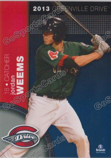2013 Greenville Drive Jordan Weems