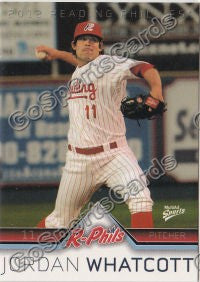 2012 Reading Phillies Jordan Whatcott