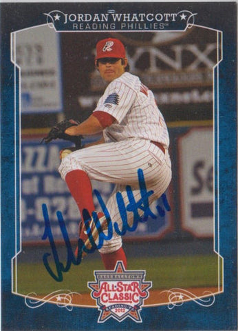 Jordan Whatcott 2012 Eastern League All Star (Autograph)