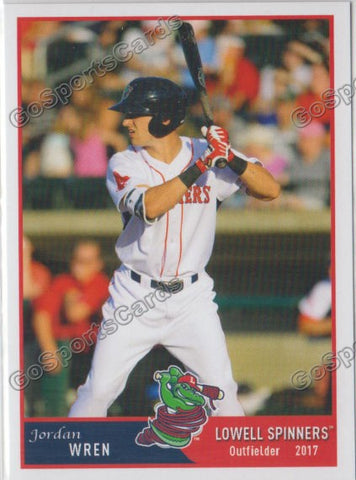 2017 Lowell Spinners Jordan Wren