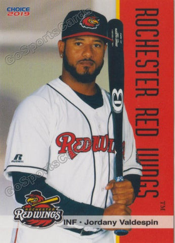 2019 Rochester Red Wings Jordany Valdespin