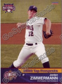 2008 Carolina League Top Prospects Jordan Zimmermann