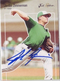 Jordan Zimmerman 2007 Just Minors Just Rookies (Autograph) Zimmermann