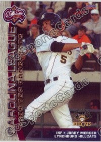 2009 Carolina League Top Prospects Jordy Mercer