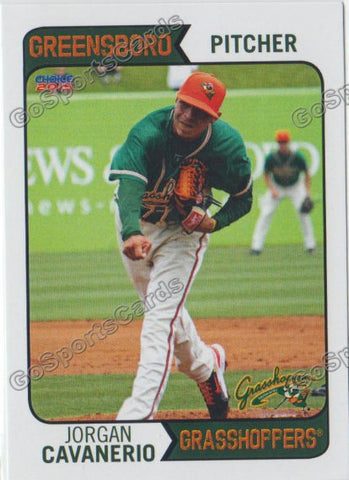 2015 Greensboro Grasshoppers Jorgan Cavanerio