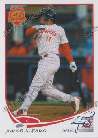 2016 Reading Fightin Phils Jorge Alfaro