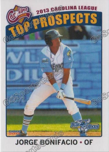2013 Carolina League Top Prospect Jorge Bonifacio