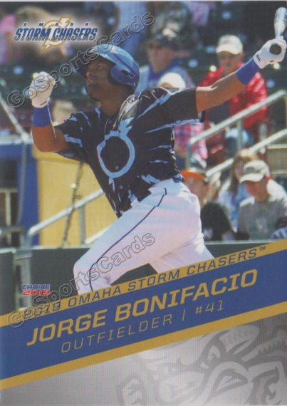 2019 Omaha Storm Chasers Jorge Bonifacio