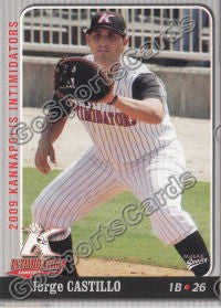 2009 Kannapolis Intimidators Jorge Castillo
