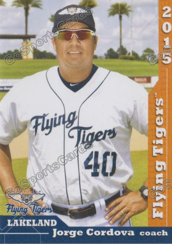 2015 Lakeland Flying Tigers Jorge Cordova