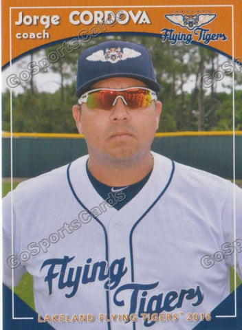 2016 Lakeland Flying Tigers Jorge Cordova