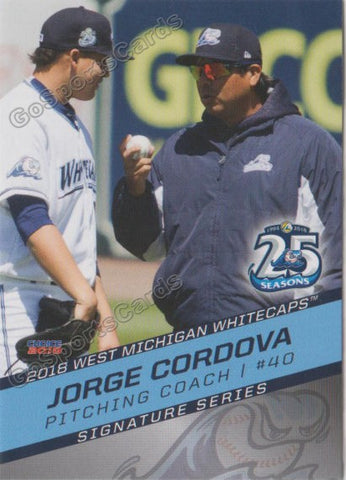 2018 West Michigan Whitecaps Jorge Cordova
